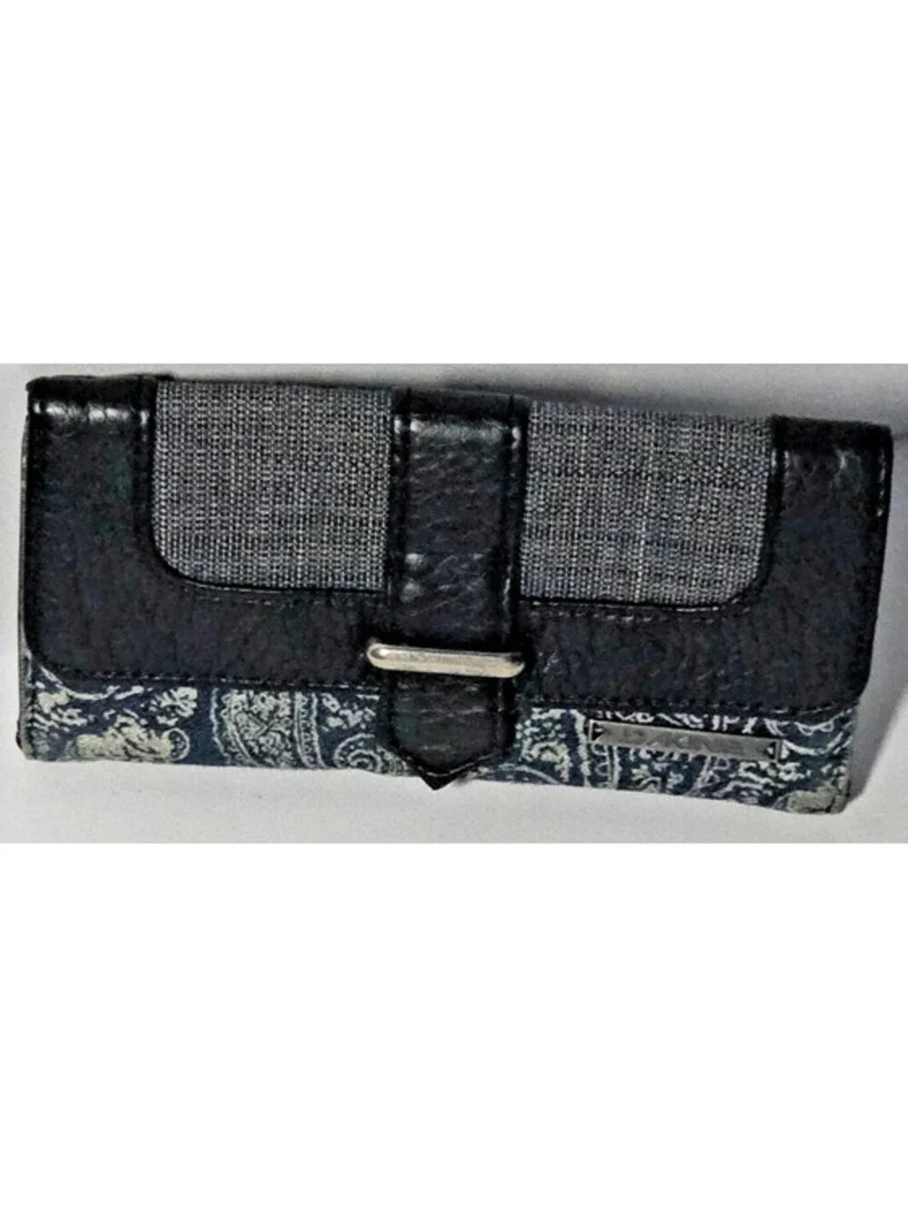 Boho Blue Paisley Dakine Penelope Makani Wallet Blue Paisley Fold Clutch